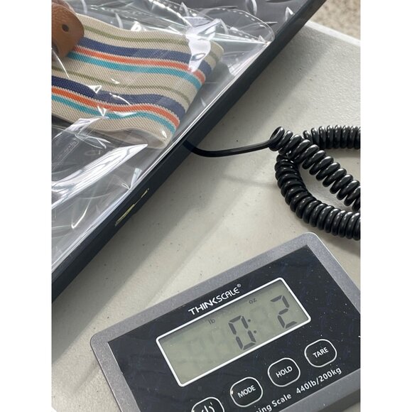 Striped Elastic Waist Wide Stretch Belt One Size Multicolor Beige Faux Leather - Picture 9 of 9